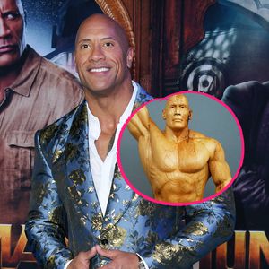 Knackig! Dwayne "The Rock" Johnson gibt's jetzt aus Holz!