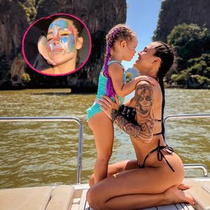 Neuer Look: Elena Miras' Gesicht von Tochter Aylen bepinselt