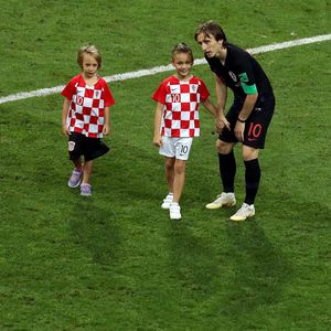 Kroatien-Halbfinale: Süßer Family-Support für Kapitän Modrić