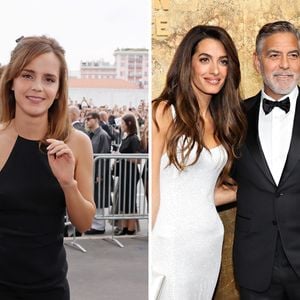 Neue Fotos: Emma Watson besucht Amal und George Clooney
