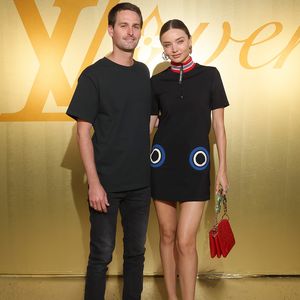 Cool! Evan Spiegel und Miranda Kerr strahlen bei Fashionshow