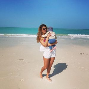 After-Baby-Body: Eva Benetatou trainiert auch mal mit George