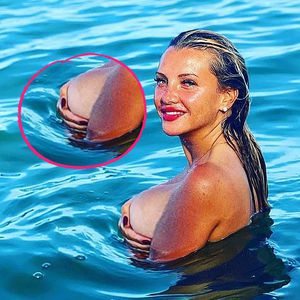 Verzerrte Hand am Busen: Photoshop-Panne bei Evelyn Burdecki