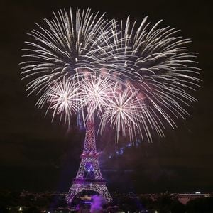 Feuerwerk am Eiffelturm