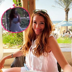 Kaschiert Georgina Fleur hier etwa einen kleinen Babybauch?