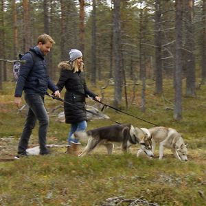So romantisch waren Gerald & Annas Flitterwochen in Lappland