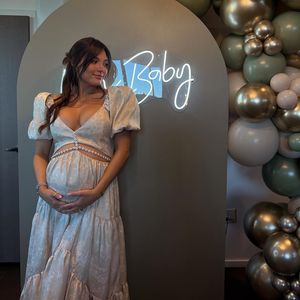 Süße Bilder: Schwangere Giannina Gibelli feiert Babyparty