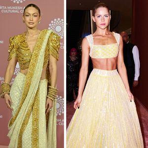 Wie Gigi Hadid: Caro Daur funkelt im XL-Dress in Indien