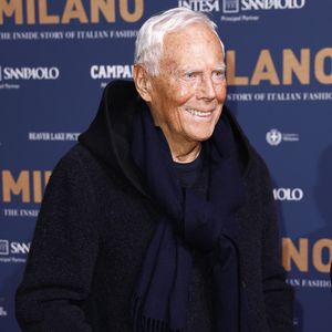 Designer Giorgio Armani (91) kündigt ein großes Comeback an