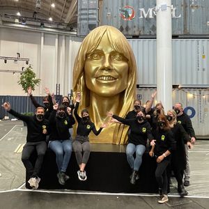 Spooky oder cool? Heidi Klum zeigt Statue von sich selbst