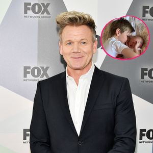 Niedlich! Gordon Ramsays Sohn Oscar umarmt das Neugeborene