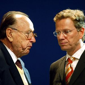 Genscher (✝89): Er trauerte noch um "Ziehsohn" Westerwelle