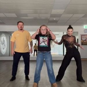 Gustav Schäfers Tochter (9) ist Hingucker beim Tanztraining