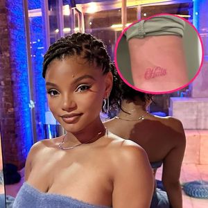 Halle Bailey lässt sich den Namen ihres Sohns tätowieren