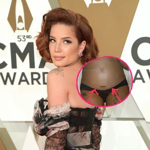 Am Babybauch: Schwangere Halsey zeigt Endometriose-Narben