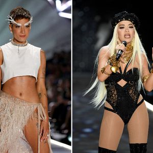 Mit Feder-Augenbrauen: Halsey & Rita Ora rocken VS-Catwalk!