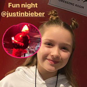 Fan-Girl-Moment: Justin Bieber umarmt Harper Seven Beckham!