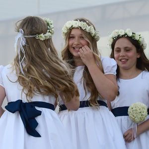 Auf Brooklyns Hochzeit: Harper Seven als süßes Blumenmädchen