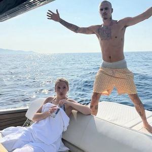 Romeo und Harper Beckham machen Fotoshooting auf hoher See