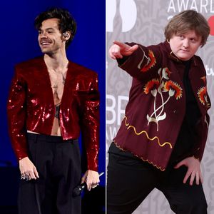 Bei den Brit Awards: Harry Styles küsst Lewis Capaldi