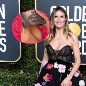 Heidi Klum macht mit XXL-Ausschnitt Werbung für Bills Buch