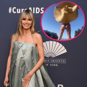 Mit XXL-Hut: Hier zeigt Heidi Klum ihren fast blanken Po!