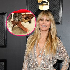 "Schuhgröße 45"? Fans staunen über Heidi Klums große Füße