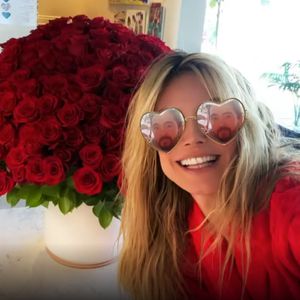 Nur Augen für ihren Tom: Heidi Klum im Valentinstagsrausch