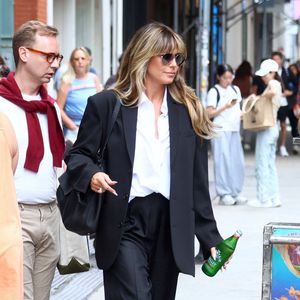 Heidi Klum am Set von "Der Teufel trägt Prada 2" gesichtet