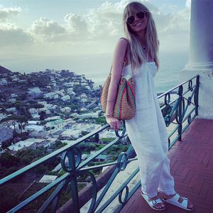 "Gründe zu lachen": Heidi in Capri schon im Hochzeitsfieber?