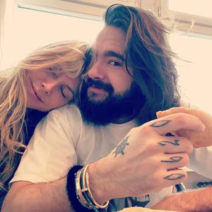 Schmuse-Frühstück: Süße Grüße von Heidi Klum und Tom Kaulitz