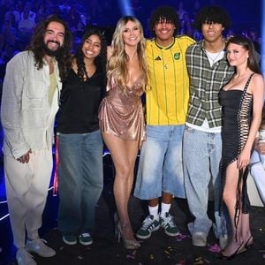 Selten: Heidi Klum posiert mit all ihren vier Kids und Tom!