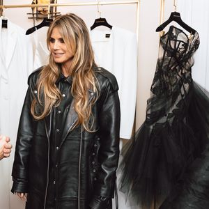 Ungewohnt zugeknöpft: Heidi Klum rockt stylischen Leder-Look