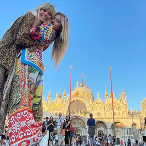Schöne Touris: Heidi und Leni Klum machen Venedig unsicher