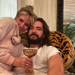 Im Schlabber-Look: Hier kuschelt Heidi Klum mit ihrem Tom!