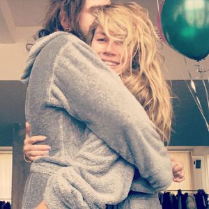 Wilde Mähne: Heidi Klum und Tom kuscheln im Morgenmantel!