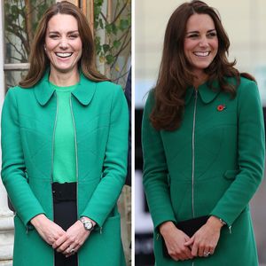 Mantel recycelt: Welcher Look steht Herzogin Kate besser?