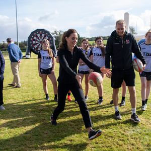 Sportlich: Herzogin Kate zeigt beim Rugby, was sie kann!