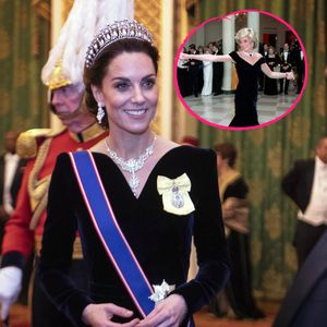 Erinnert Herzogin Kates Look an Dianas "Travolta-Kleid"?
