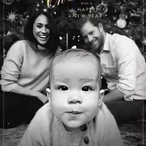 Gephotoshopt? Kritik an Meghans Gesicht auf Weihnachtsgruß