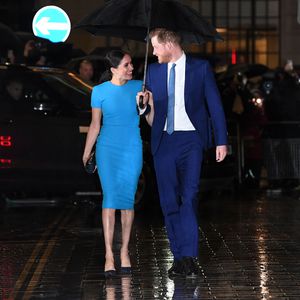 Im Regen: Von diesem Foto waren Meghan und Harry begeistert