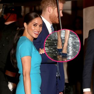 Nicht zimperlich: Meghan lief in 575-Euro-Heels durch Regen