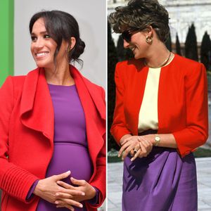 Diese Looks von Herzogin Meghan trug auch schon Diana!