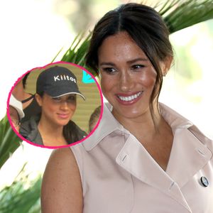 Herzogin Meghan half inkognito mit Kappe bei Charity aus