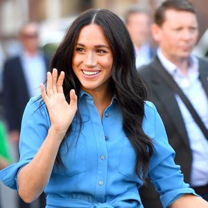 Zweiter Südafrika-Termin: Meghan recycelt blaues Kleid