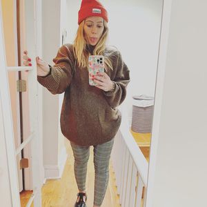 Hochschwangere Hilary Duff hat ein kleines Schuhproblem!