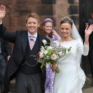 Herzog Hugh Grosvenor und Olivia heißen Tochter willkommen
