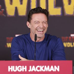 Hugh Jackman bei der Pressekonferenz von "Deadpool & Wolverine" in Berlin