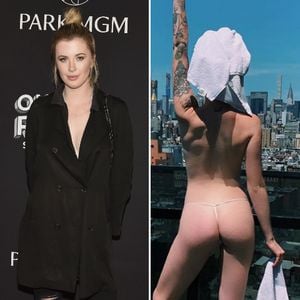 Fast nackt: Hier posiert Ireland Baldwin nur im Mini-String!