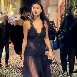 Irina Shayk verzaubert Mailand in atemberaubendem Kleid